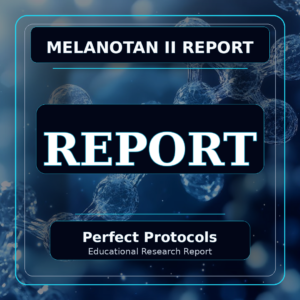 Melanotan II Report - Perfect Protocols educational research report cover