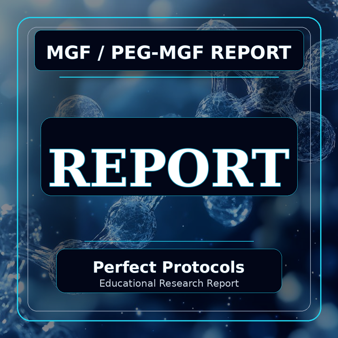 MGF / PEG-MGF Report - Perfect Protocols educational research report cover